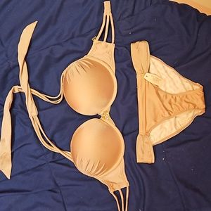 Victoria's Secret push up bra bikini swimsuit 32D/XS
